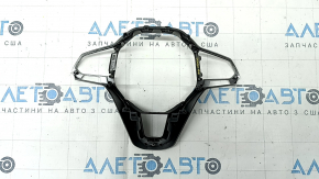 Steering wheel cover VW Tiguan 22-23 black gloss with gray, crack in the mount