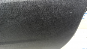 Door trim card front right Ford Fusion mk5 17-20 titanium, black with black insert leather, armrest leather, molding graphite, with window lifter trim, scratches