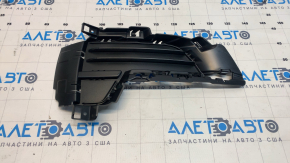 Front bumper grille left BMW X5 F15 14-18 closed with gray overlay TW