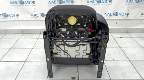 Driver's seat VW Tiguan 22-24 without airbag, mechanical, heated, black cloth, white stitching, for cleaning