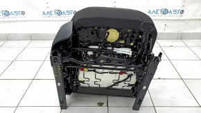 Passenger seat VW Tiguan 22-24 without airbag, mechanical, heated, black cloth, white stitching, for cleaning