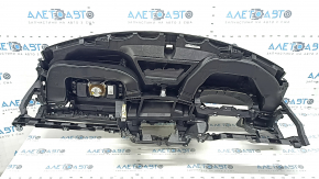 Torpedo front panel with AIRBAG VW Tiguan 18-24 black, rusty pyropatron