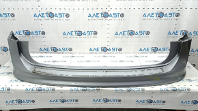 Rear bumper bare upper part VW Tiguan 18-24 silver, broken fasteners, scratches, dented