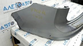 Rear bumper bare upper part VW Tiguan 18-24 silver, broken fasteners, scratches, dented