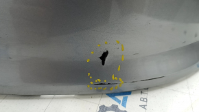 Rear bumper bare upper part VW Tiguan 18-24 silver, broken fasteners, scratches, dented