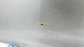Rear bumper bare upper part VW Tiguan 18-24 silver, broken fasteners, scratches, dented
