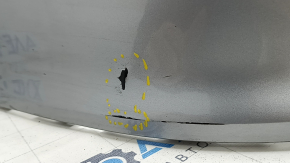 Rear bumper bare upper part VW Tiguan 18-24 silver, broken fasteners, scratches, dented