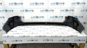 Rear bumper bare upper part VW Tiguan 18-24 silver, broken fasteners, scratches, dented