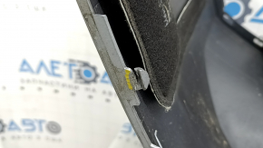 Rear bumper bare upper part VW Tiguan 18-24 silver, broken fasteners, scratches, dented