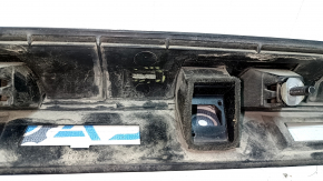 Upper trunk door molding Infiniti JX35 QX60 16-20 rest, chrome, broken fasteners, scratches