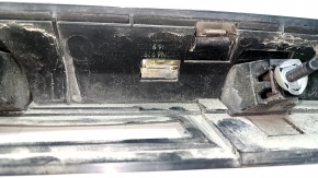 Upper trunk door molding Infiniti JX35 QX60 16-20 rest, chrome, broken fasteners, scratches