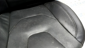 Ford Fusion mk5 13-20 17-20 titanium passenger seat upholstery, black leather, dry cleanable