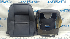 Driver's seat upholstery Ford Fusion mk5 17-20 titanium, leather black, dry cleanable