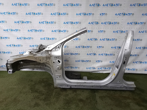 Front left quarter Ford Fusion mk5 13-20 plug-in on body, silver, rusty