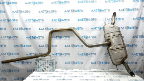 Muffler rear part with barrel VW Tiguan 20-24 fwd