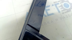 Door trim side front right VW Tiguan 18-20 black gloss, broken guide, scratches, dried glue