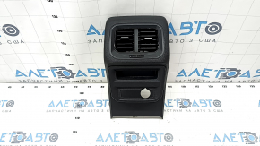 Center console trim with deflector VW Tiguan 18-19 black