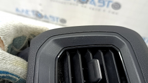 Center console trim with deflector VW Tiguan 18-19 black