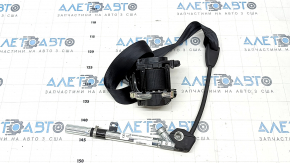 Driver's seat belt with tensioner VW Tiguan 22-24 black