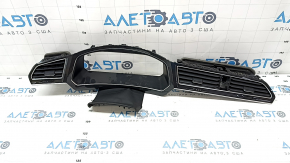 Dashboard trim center VW Tiguan 18- graphite, with air ducts, type 2