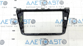 Central dashboard trim VW Tiguan 18-24 graphite, with air ducts, type 2