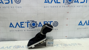 Gear knob VW Tiguan 18-24 leather black, scratches, bumps