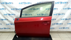Door assembly front left Toyota Prius 30 10-13 keyless, red 3R3, butt