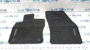 Set of floor mats for 7 seats VW Tiguan 20-24 rubber black