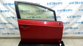 Door assembly front right Toyota Prius 30 10-14 keyless, red 3R3