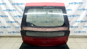 Naked trunk door with glass Toyota Prius 30 12-15 red 3R3, with two glasses