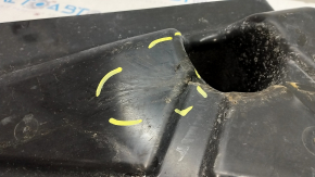 Rear left underbody protection Ford Fusion mk5 17-20 is worn, torn
