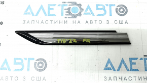 Front right door molding VW Tiguan 22-24 black gloss with chrome