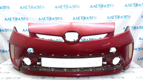 Front bumper bare Toyota Prius 30 13-15 rest, red