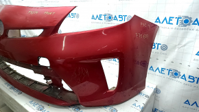 Front bumper bare Toyota Prius 30 13-15 rest, red