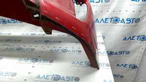 Front bumper bare Toyota Prius 30 13-15 rest, red