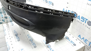 Bare rear bumper lower part VW Tiguan 22-24 structure without parking sensors, torn, dented, broken fasteners, scratches