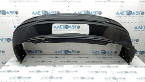 Bare rear bumper lower part VW Tiguan 22-24 structure without parking sensors, torn, dented, broken fasteners, scratches