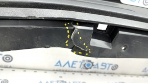 Bare rear bumper lower part VW Tiguan 22-24 structure without parking sensors, torn, dented, broken fasteners, scratches