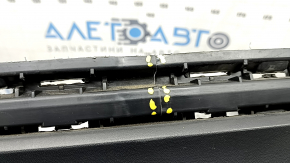 Bare rear bumper lower part VW Tiguan 22-24 structure without parking sensors, torn, dented, broken fasteners, scratches