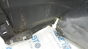 Bare rear bumper lower part VW Tiguan 22-24 structure without parking sensors, torn, dented, broken fasteners, scratches