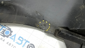 Bare rear bumper lower part VW Tiguan 22-24 structure without parking sensors, torn, dented, broken fasteners, scratches