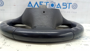 Naked steering wheel BMW 5 F10 11-16 black leather, under petals, heated, scratches, bumps