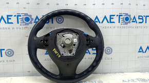 Naked steering wheel BMW 5 F10 11-16 black leather, under petals, heated, scratches, bumps