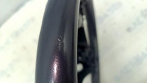Naked steering wheel BMW 5 F10 11-16 black leather, under petals, heated, scratches, bumps