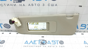 Left visor BMW 5 F10 11-16 beige oyster, without hook, for cleaning