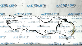 Wiring of rear bumper BMW 5 F10 11-16 for parking sensors, BSM and sensor of opening of trunk door by foot, cut, seal is torn