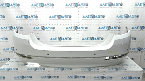 Bare rear bumper BMW 5 F10 14-16 for parking sensors, Base, black, broken fasteners