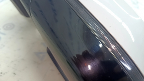Left side mirror complete BMW 5 F10 11-16 9 pins, turn signal, white, scratches, abrasion, sand
