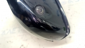 Side mirror right complete BMW 5 F10 11-16 5 pins, turn signal, white, scratches, sand