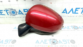 Side mirror left complete Toyota Prius 30 10-15 5 pins, red